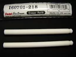 REFIL BORRACHA CLIC ERASER COM 2 UNIDADES PENTEL