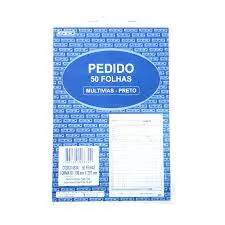 PEDIDO 1/9 MULTIVIAS 199X297MM 50 FOLHAS PRETO SAO DOMINGOS