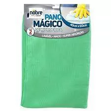 PANO DE MICROFIBRA 30X30 COM 2 UNIDADES VERDE NOBRE