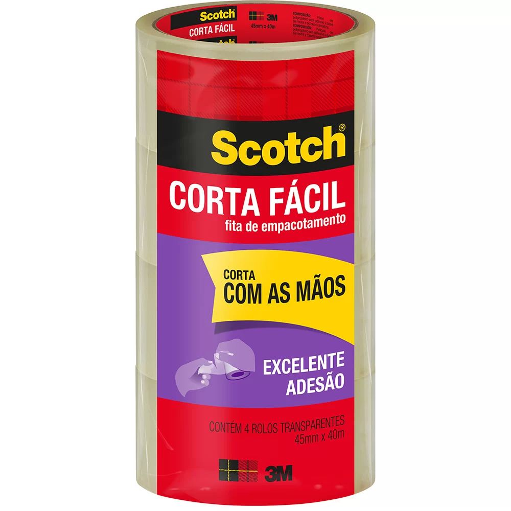 FITA ADESIVA CORTA FACIL 45X40MM  3M SCOTCH