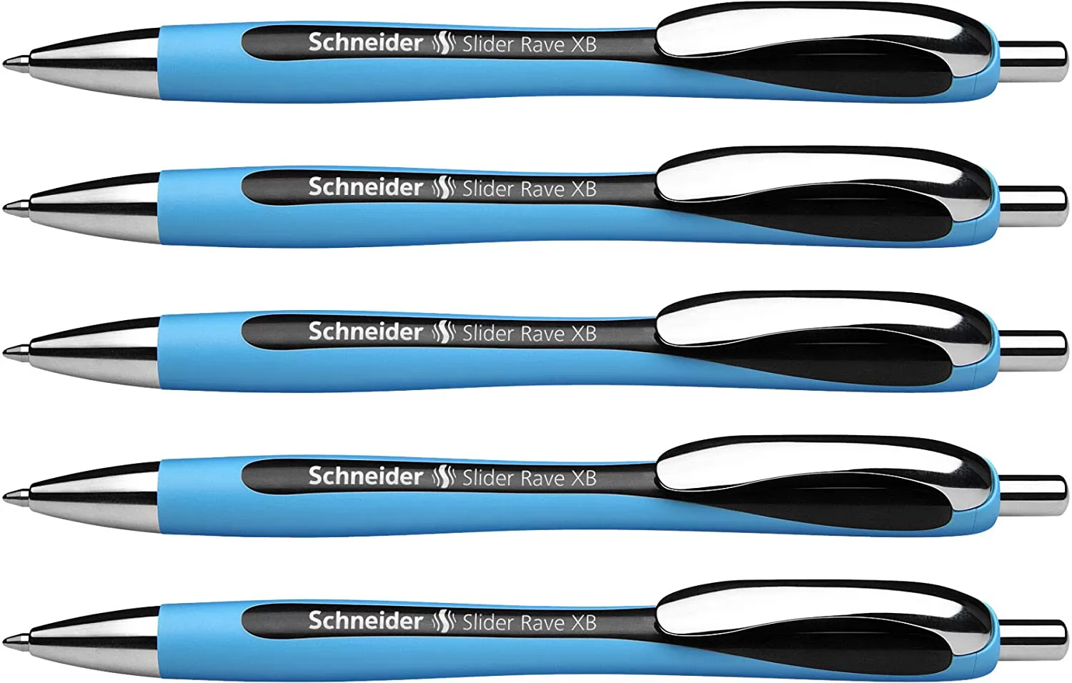 CANETA ESFEREOGRAFICA SLIDER RAVE AZUL SCHNEIDER	