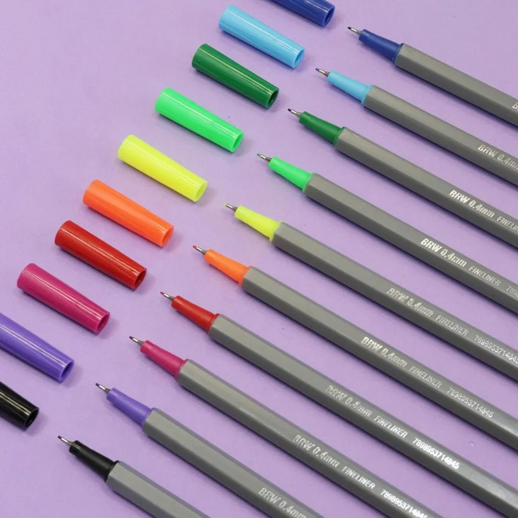 CANETINHA HIDROGRAFICA FINE LINER  0.4MM BRW