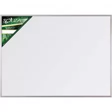 QUADRO BRANCO LUXO 200X120 ALUMINIO FRISADO SOUZA