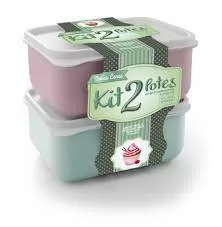 KIT COM 2 POTES CANDY COLOR PLASVALE