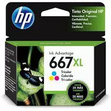 CARTUCHO 667XL COLOR 8ML HP
