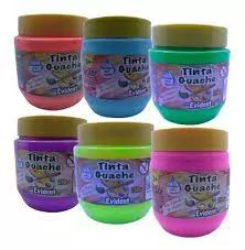 TINTA GUACHE EVIDENT FLUORESCENTE 250ML APLICOLA