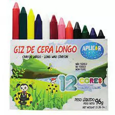 GIZ DE CERA APLICOR LONGO 12 CORES APLICOLA