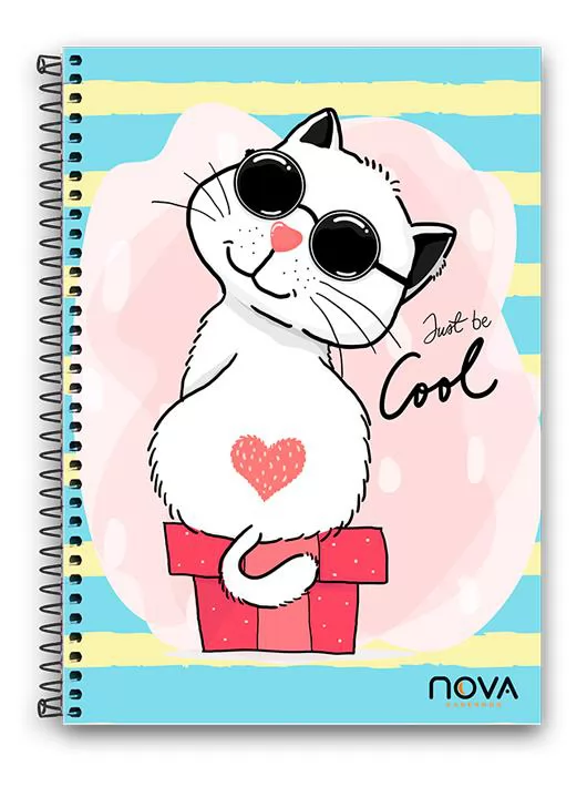 CADERNO CAPA DURA BROCHURA COSTURADO 96 FOLHAS SNOWBALL NOVA