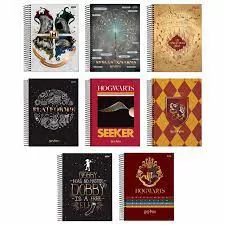 CADERNO CAPA DURA ESPIRAL 1X1 80 FOLHAS HARRY POTTER JANDAIA