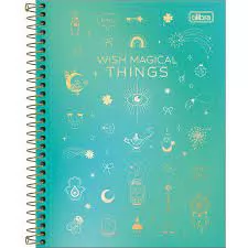 CADERNO CAPA DURA COLEGIAL DOODLES 10M 160 FOLHAS TILIBRA