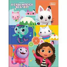 CADERNO CAPA DURA BROCHURA GABBY 80 FOLHAS TILIBRA
