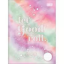 CADERNO CAPA DURA BROCHURA DE CALIGRAFIA GOOD VIBES 40 FOLHAS TILIBRA