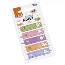 MARCADOR DE PAGINAS SMART NOTES PETS COELHO 5 BLOCOS BRW