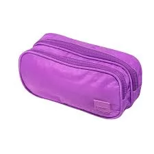 ESTOJO NYLON 2 ZIPERS BRW