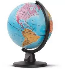 GLOBO 16 CM LUCE CONTINENTI TECNODIDATTICA