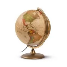 GLOBO 25CM DISCOVERY ANTIGO COM LUZ TECNODIDATTICA
