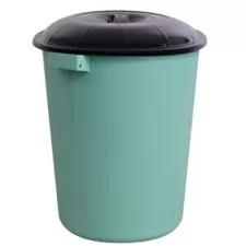 LIXEIRA COM TAMPA SEM ALCA 109 LITROS PLASTICOS MB