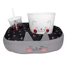ALMOFADA PIPOCA MEOW POWER ZONA CRIATIVA