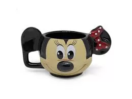 CANECA FORMATO 300ML 3D MINNIE VINTAGE ZONA CRIATIVA