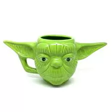CANECA FORMATO 3D 400ML MESTRE YODA STAR WARS ZONA CRIATIVA