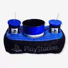KIT ALMOFADA PIPOCA SUEDE PLAYSTATION ZONA CRIATIVA