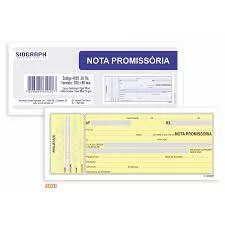 NOTA PROMISSORIA 50 FOLHAS SIDGRAPH