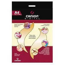 PAPEL METALIZADO/PEROLADO A4 120G COM 30 FOLHAS CANSON