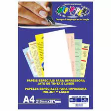 PAPEL CASCA DE OVO A4 180G COM 50 FOLHAS OFF PAPER