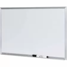 QUADRO BRANCO UV ALUMINIO FREE 70X50CM STALO