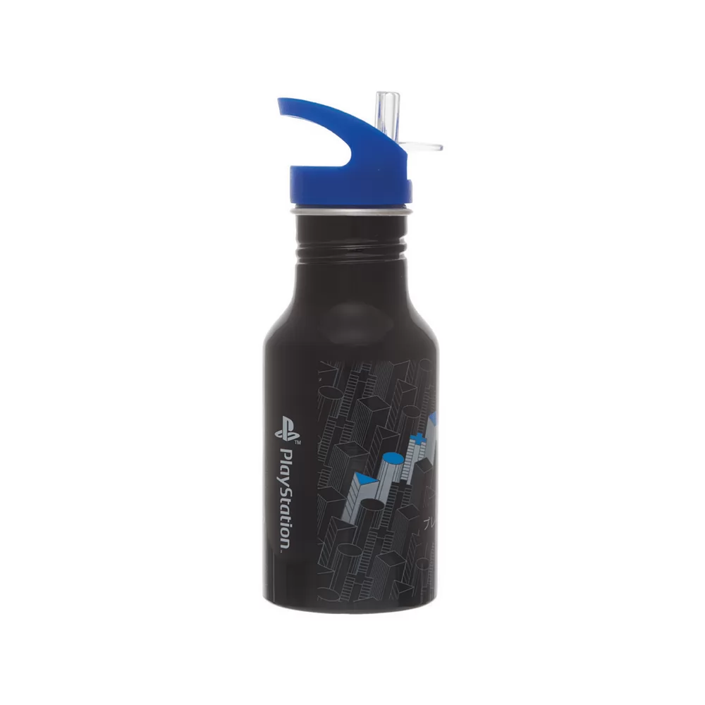 GARRAFA 500ML ALUMIN PLAYSTATION CONTROL PRETO U