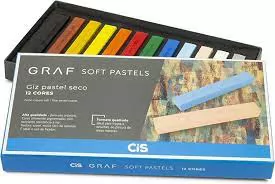 GIZ SOFT PASTELS SECO C/12 CORES CIS