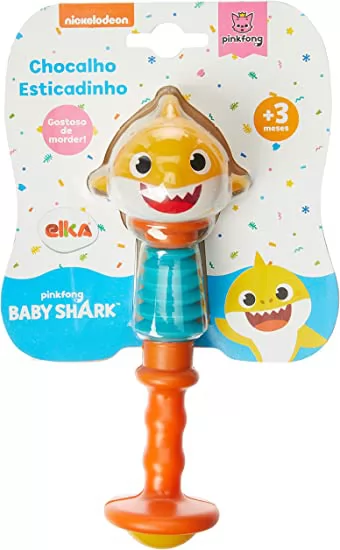 CHOCALHO ESTICADINHO BABY SHARK ELKA