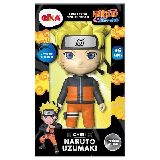 BONECO NARUTO UZUMAKI CHIBI - NARUTO SHIPPUDEN