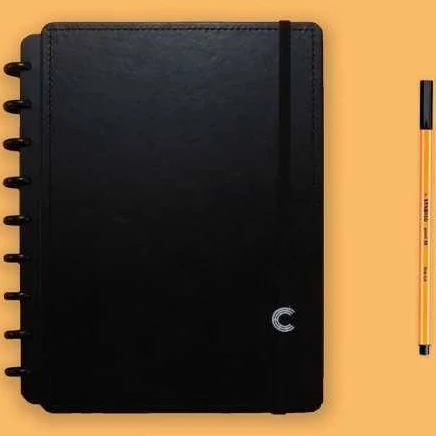 CADERNO BLACK MEDIO CADERNO INTELIGENTE