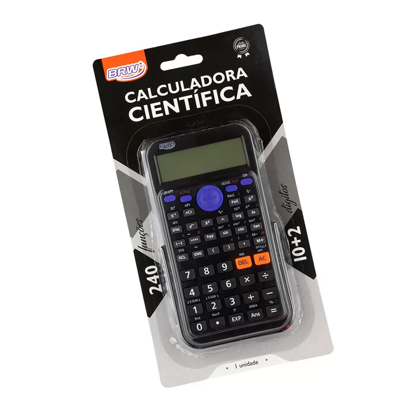CALCULADORA CIENTÍFICA 240 FUNÇÕES PRIME BRW