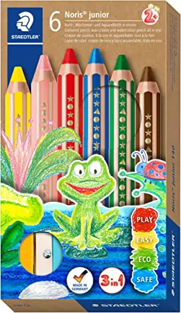 LAPIS DE COR BUDDY 6 CORES STAEDTLER