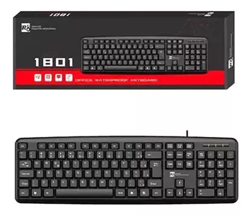 TECLADO USB PADRAO DAY BY DAY PRETO 1801 R8 LETRON