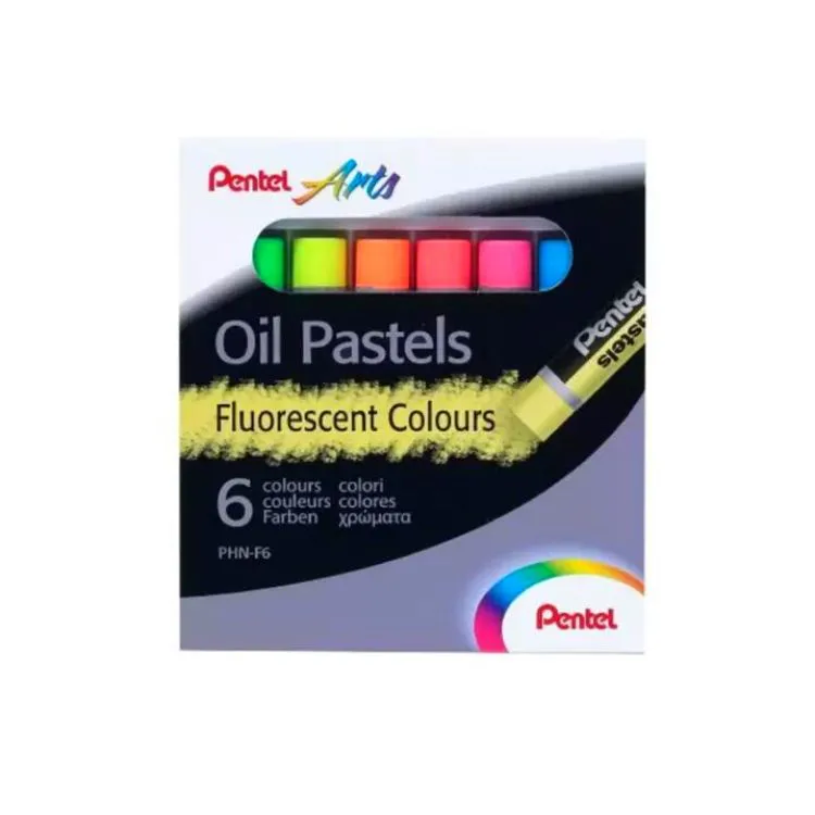 GIZ PASTEL OLEOSO COM 6 CORES PENTEL
