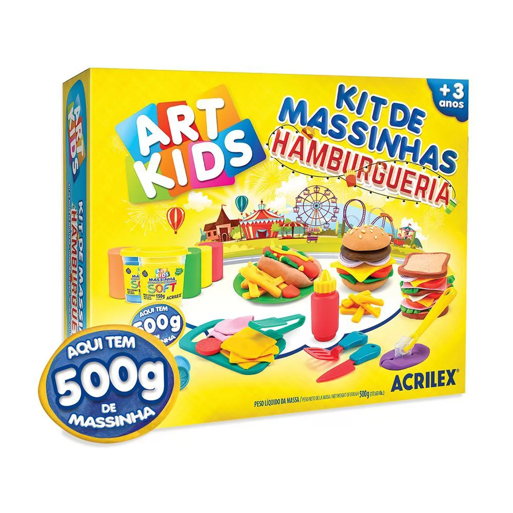 KIT HAMBURGUERIA 500G ACRILEX