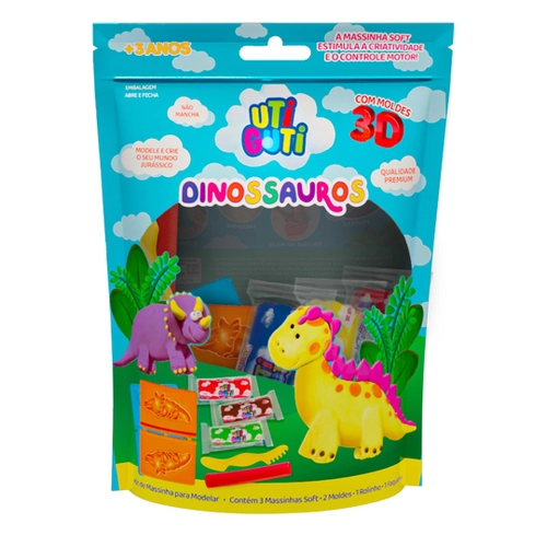 KIT DINOSSAUROS UTIGUTI CANSON