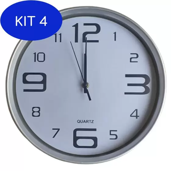 RELOGIO DE PAREDE 30CM KIT