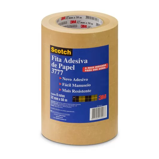 FITA ADESIVA PAPEL KRAFT 32X50 3777 SCOTCH 3M