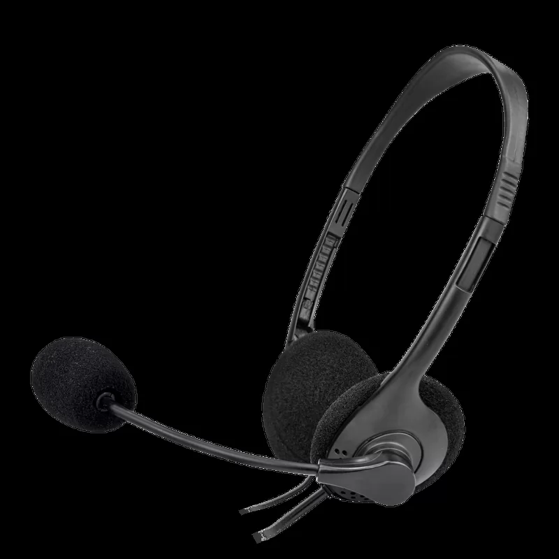 HEADSET OFFICE SLIM ESTEREO DRIVER 40 MM CABO 2M PRETO LETRON