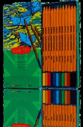 LAPIS DE COR 12 CORES ACADEMYL LATA DERWENT