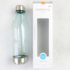 GARRAFA PLÁSTICA ESTAMPADA C/ TAMPA 700ML BRW