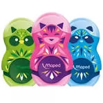 APONTADOR COM BORRACHA LOOPY MINI CUTE MAPED