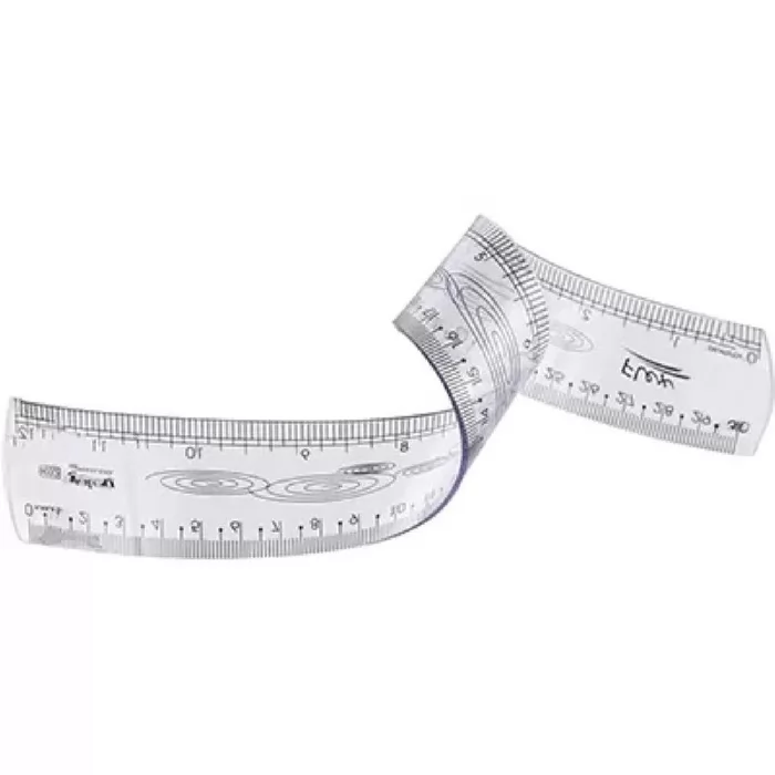 REGUA DE 30 CM FLEXIVEL WALEU