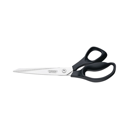 TESOURA PARA COSTURA 10 SUPERCORT ONIX - LAMINA DE ACO INOX E CABO DE POLIPROPILENO