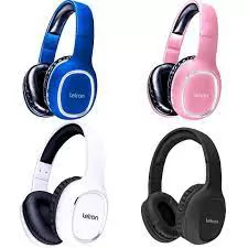 HEADPHONE SEM FIO COLORS AZUL ESTEREO BLUETOOTH DRIVER 40 MM LETRON