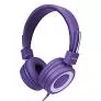 HEADPHONE CIRCLE ROXO ESTEREO DRIVER 40 MM COM FIO 3M LETRON